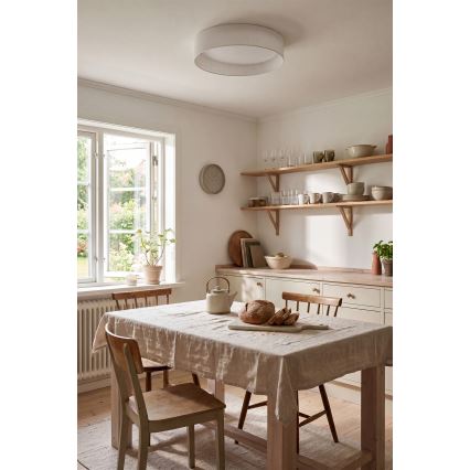 BRILAGI - LED prigušiva plafonska svetiljka VELVET SMARTIX LED/36W/230V 3000-6000K prečnik 55 cm bela Wi-Fi Tuya Beacon + daljinski upravljač