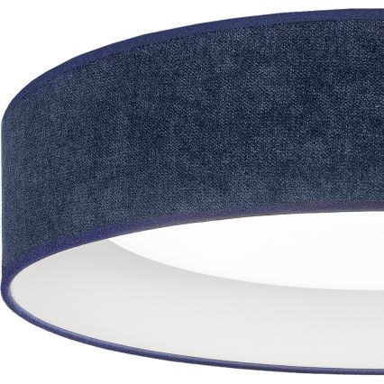 BRILAGI - prigušiva stropna LED svetiljka VELVET SMART VARI LED/24W/230V 3000-6500K, prečnik 45 cm, plava + sa daljinskim upravljačem