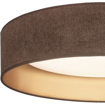 BRILAGI - LED prigušiva plafonska svetiljka VELVET SMART VARI LED/24W/230V 3000-6500K prečnik 45 cm braon/zlatna + daljinski upravljač