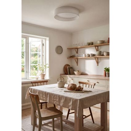 BRILAGI - LED prigušiva plafonska lampa VELVET SMART VARI LED/36W/230V 3000-6500K prečnika 55 cm bela + daljinski upravljač