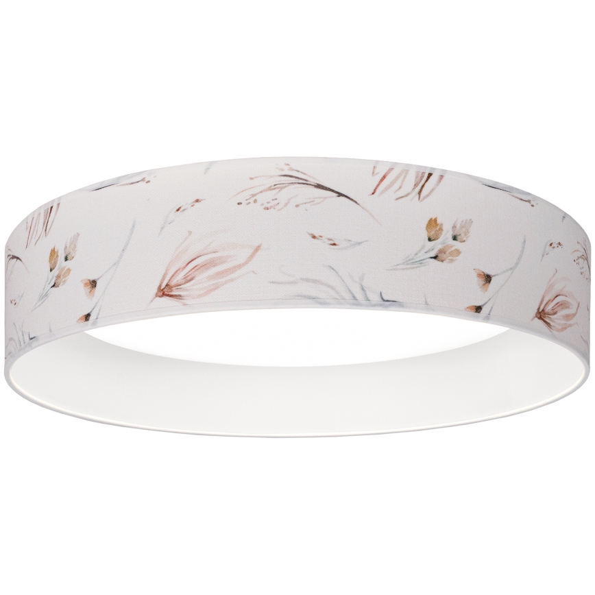BRILAGI - LED prigušiva stropna svetiljka VELVET SMART VARI LED/36W/230V 3000-6500K prečnik 55 cm bela/cvetni dezen + daljinski upravljač