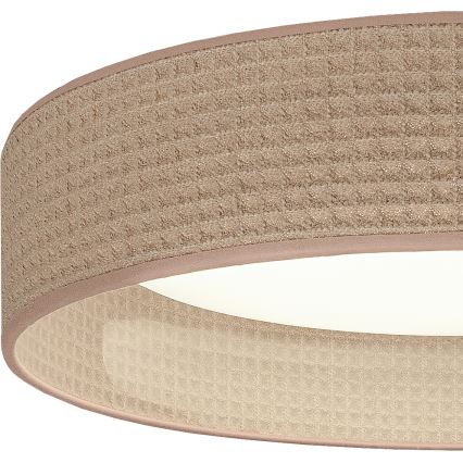 BRILAGI - LED prigušiva stropna svetiljka VELVET SMART VARI LED/36W/230V 3000-6500K pr. 55 cm bež + daljinski upravljač