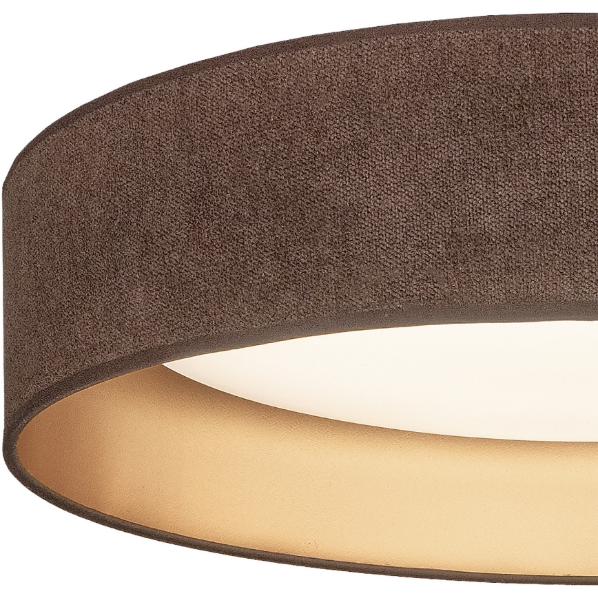 BRILAGI - LED prigušiva plafonska svetiljka VELVET SMART VARI LED/36W/230V 3000-6500K prečnik 55 cm braon/zlatna + daljinski upravljač