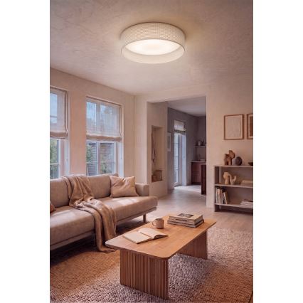BRILAGI - LED prigušiva plafonska svetiljka VELVET SMART VARI LED/36W/230V 3000-6500K prečnik 55 cm krem + daljinski upravljač