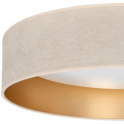 BRILAGI - LED prigušiva stropno svetilo VELVET SMART VARI LED/36W/230V 3000-6500K prečnik 55 cm krem/zlatna + daljinski upravljač