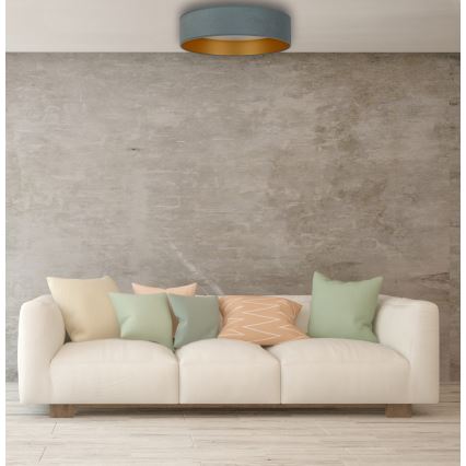 Brilagi - LED prigušiva plafonska lampa VELVET SMART LED/24W/230V prečnik 45 cm 2700-6500K Wi-Fi Tuya mint/zlatna + daljinski upravljač