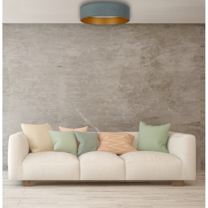 Brilagi - LED prigušiva stropna svetiljka VELVET SMART LED/36W/230V ø 55 cm 2700-6500K Wi-Fi Tuya mint/zlatna + daljinski upravljač