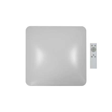 Brilagi - LED prigušiva plafonska lampa VELVET SQUARE SMART LED/36W/230V 60x60 cm 2700-6500K Wi-Fi Tuya + daljinski upravljač crna