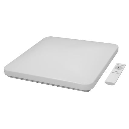 Brilagi - LED prigušiva plafonska svetiljka VELVET SQUARE SMART LED/36W/230V 60x60 cm 2700-6500K Wi-Fi Tuya + daljinski upravljač ružičasta