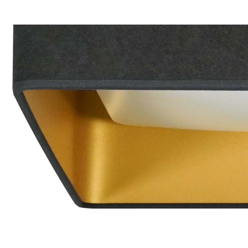 Brilagi - LED prigušiva stropna svetiljka VELVET SQUARE SMART LED/36W/230V 2700-6500K Wi-Fi Tuya + daljinski upravljač siva