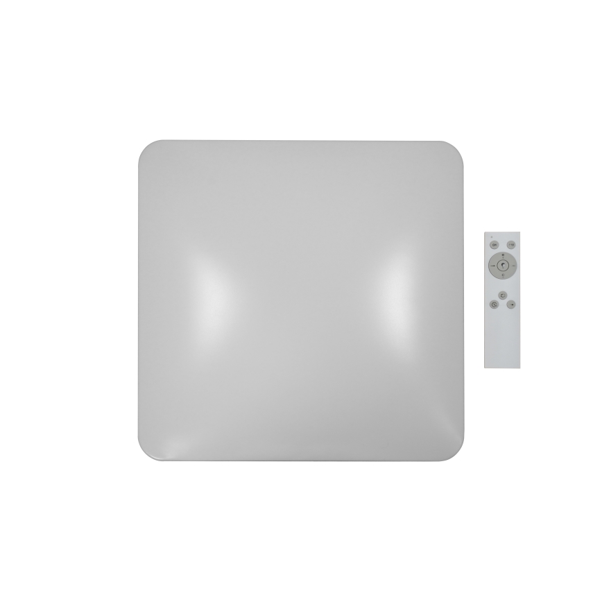 Brilagi - LED prigušiva stropna svetiljka VELVET SQUARE SMART LED/36W/230V 2700-6500K Wi-Fi Tuya + daljinski upravljač siva