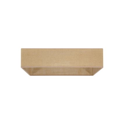 Brilagi - LED prigušiva stropna svetiljka VELVET SQUARE SMART LED/36W/230V 60x60 cm 2700-6500K Wi-Fi Tuya + daljinski upravljač braon