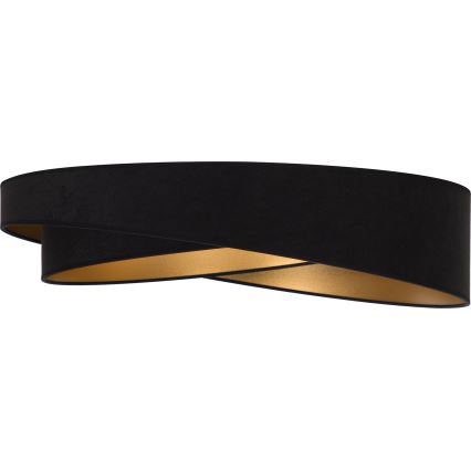 BRILAGI - LED prigušiva stropna svetiljka VELVET TWIST LED/36W/230V 3000-6000K prečnik 65 cm Wi-Fi Tuya Beacon crna/zlatna + daljinski upravljač