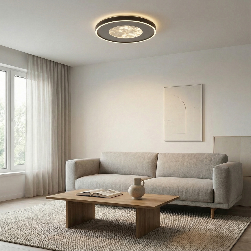 Brilagi - LED prigušiva stropna svetiljka VIRELA LED/86W/230V 3000-6000K pr. 50 cm + daljinski upravljač