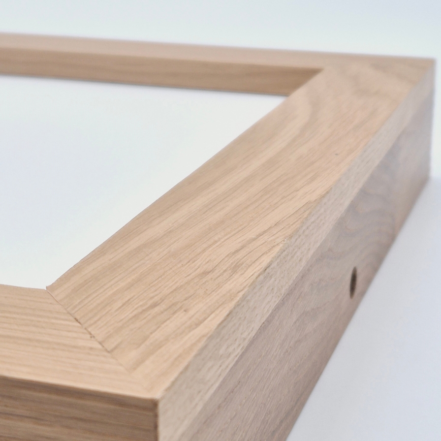 Brilagi - LED prigušiva plafonska lampa za kupatilo WOODY FRAME LED/24W/230V hrast 30x30 cm 3000-6000K IP44 + daljinski upravljač