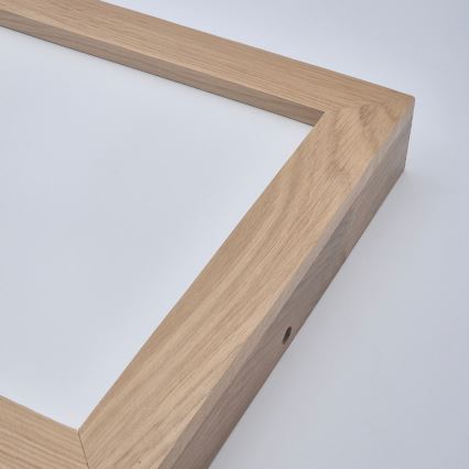 Brilagi - LED prigušiva plafonska lampa za kupatilo WOODY FRAME LED/24W/230V hrast 30x30 cm 3000-6000K IP44 + daljinski upravljač