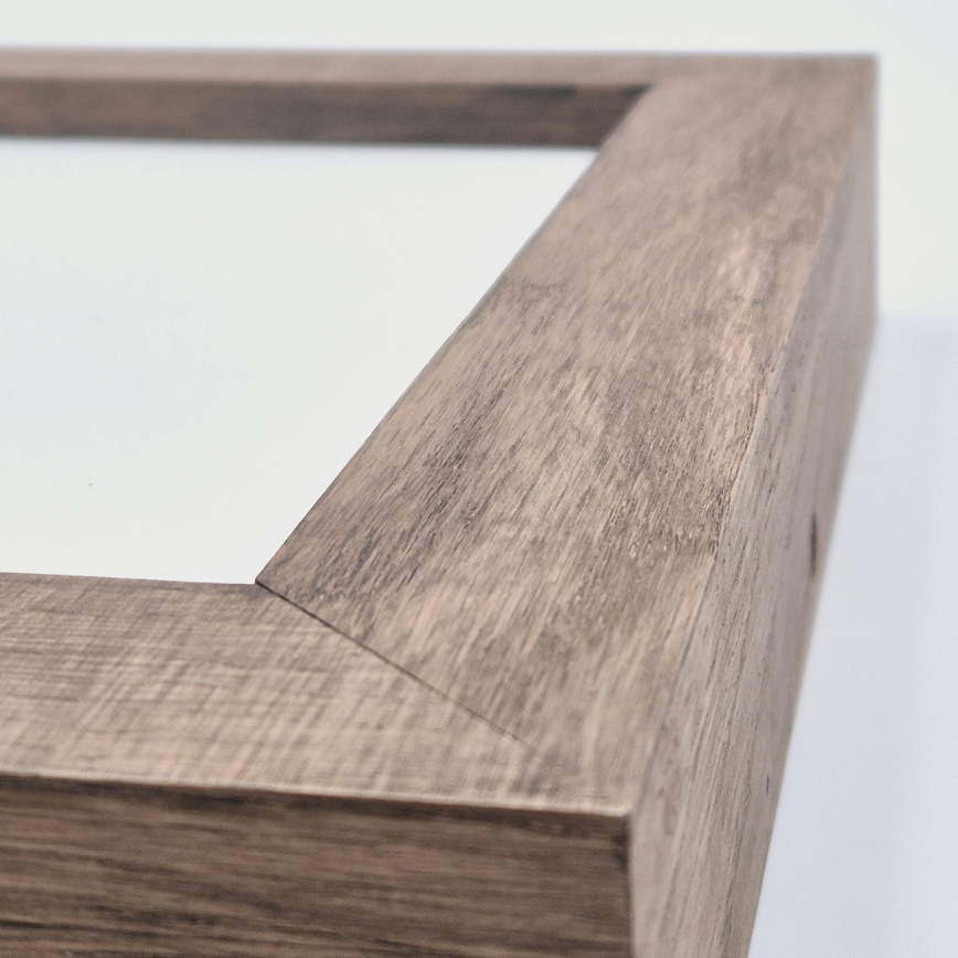 Brilagi - LED prigušiva kupatilsko plafonsko svetlo WOODY FRAME LED/24W/230V hrast/orah 30x30 cm 3000-6000K IP44 + daljinski upravljač