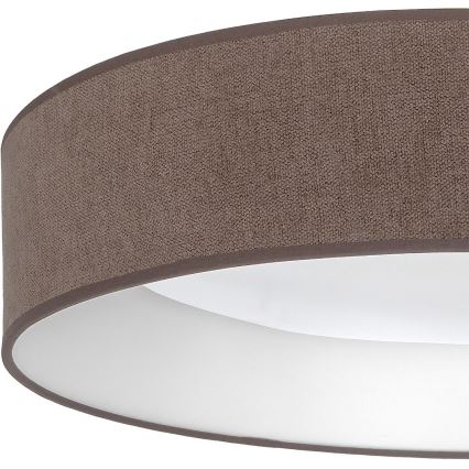 BRILAGI - LED prigušiva stropna lampa VELVET SMARTIX STARS LED/24W/230V 3000-6000K prečnik 45 cm braon Wi-Fi Tuya Beacon + daljinski upravljač