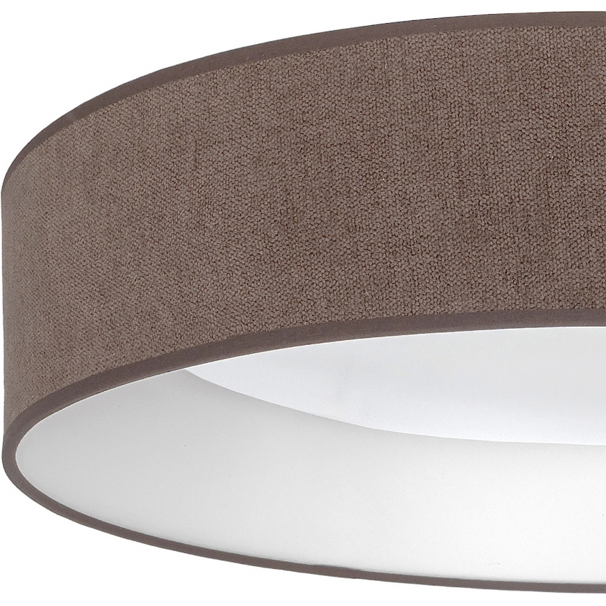 BRILAGI - LED prigušiva stropna lampa VELVET SMARTIX STARS LED/24W/230V 3000-6000K prečnik 45 cm braon Wi-Fi Tuya Beacon + daljinski upravljač