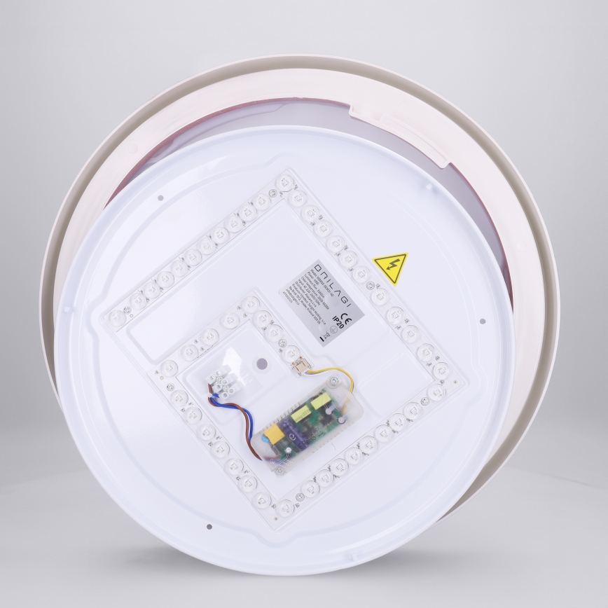 Brilagi - LED prigušiva plafonska lampa MATTEO LED/48W/230V 3000-6500K prečnik 41 cm crvena + daljinski upravljač
