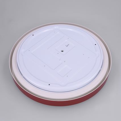 Brilagi - LED prigušiva plafonska lampa MATTEO LED/48W/230V 3000-6500K prečnik 41 cm crvena + daljinski upravljač