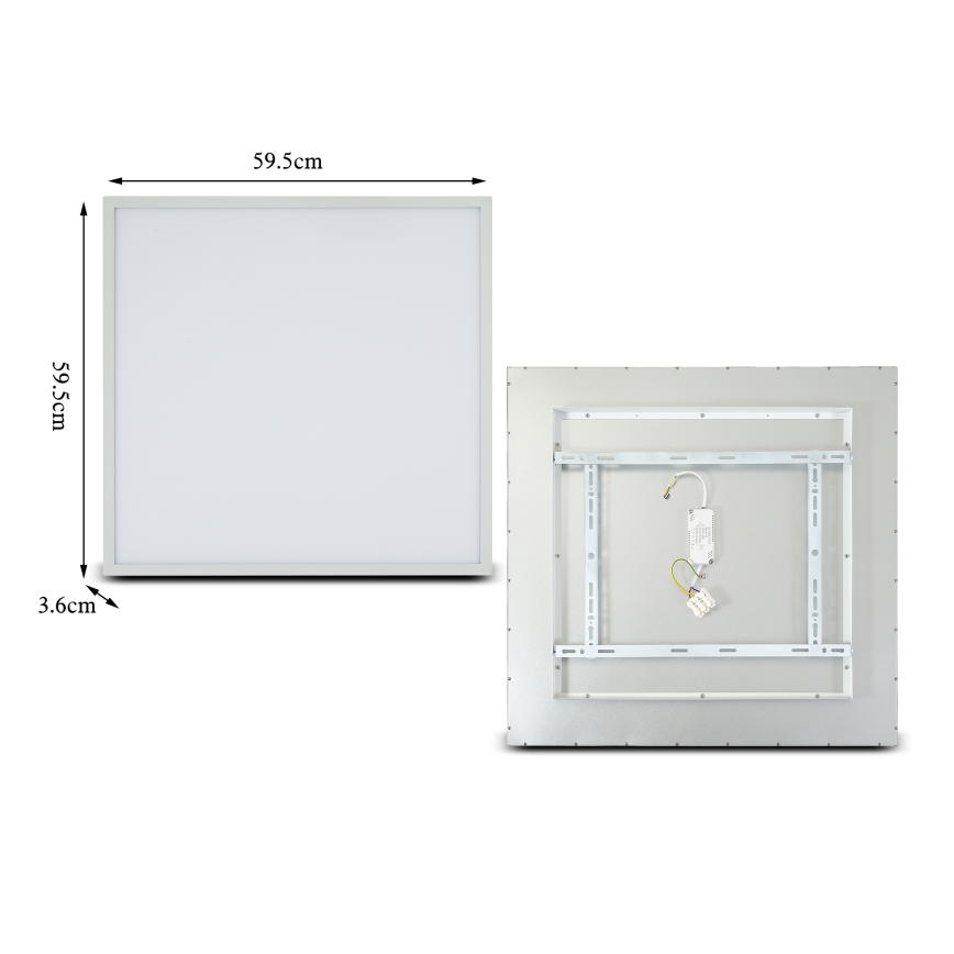 Brilagi - LED prigušiva plafonska lampa SLIMFRAME LED/58W/230V 60x60 cm 3000-6000K bela + daljinski upravljač