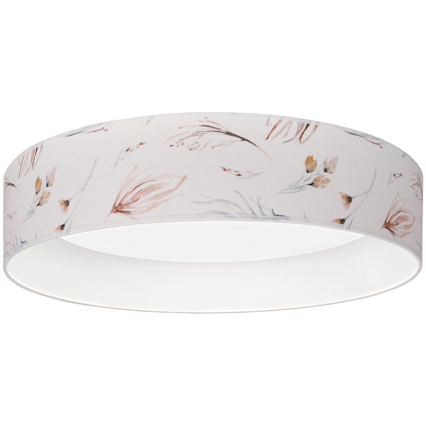 BRILAGI - LED prigušiva plafonska svetiljka VELVET SMARTIX STARS LED/24W/230V 3000-6000K prečnik 45 cm bela/cvetni motiv Wi-Fi Tuya Beacon + daljinski upravljač