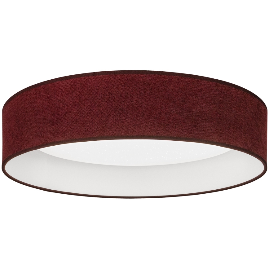 Brilagi - LED prigušiva plafonska svetiljka VELVET SMARTIX STARS LED/24W/230V 3000-6000K prečnik 45 cm vinsko crvena Wi-Fi Tuya Beacon + daljinski upravljač