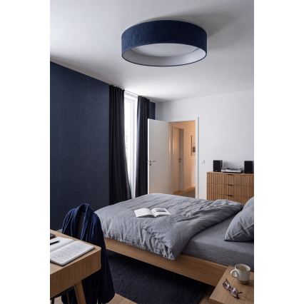 BRILAGI - LED prigušiva stropna lampa VELVET SMARTIX STARS LED/36W/230V 3000-6000K prečnik 55 cm plava Wi-Fi Tuya Beacon + daljinski upravljač