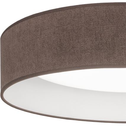BRILAGI - LED prigušiva stropna svetiljka VELVET SMART VARI LED/24W/230V 3000-6500K prečnik 45 cm braon + daljinski upravljač