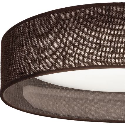 BRILAGI - LED prigušiva plafonska lampa VELVET SMART VARI LED/24W/230V 3000-6500K prečnik 45 cm braon + daljinski upravljač