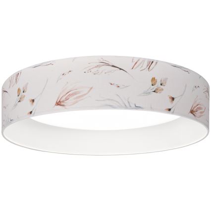 BRILAGI - LED (prigušiva) stropno svetlo VELVET SMART VARI LED/24W/230V 3000-6500K prečnik 45 cm belo/cvetni dezen + daljinski upravljač