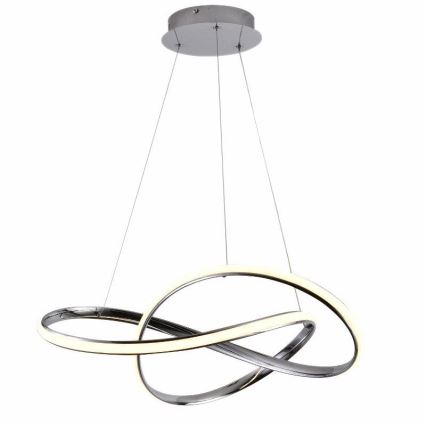 Brilagi - LED prigušiva luster na sajli COSMOWAVE LED/70W/230V sjajni hrom + daljinski upravljač