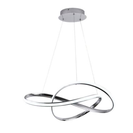 Brilagi - LED prigušiva luster na sajli COSMOWAVE LED/70W/230V sjajni hrom + daljinski upravljač