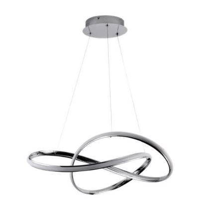Brilagi - LED prigušiva luster na sajli COSMOWAVE LED/70W/230V sjajni hrom + daljinski upravljač