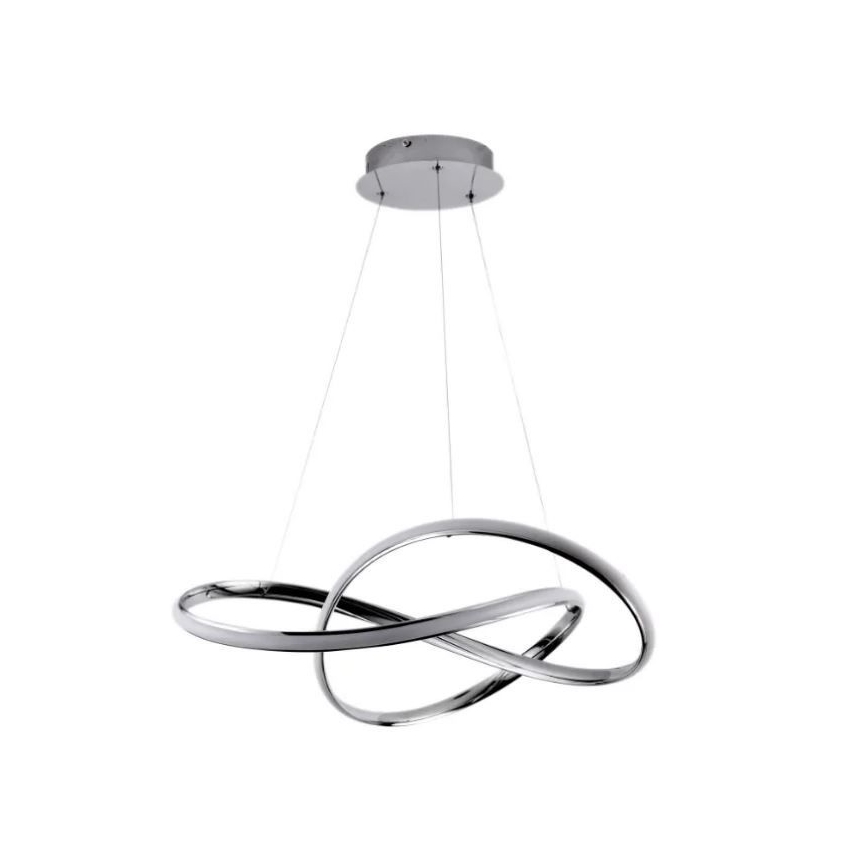 Brilagi - LED prigušiva luster na sajli COSMOWAVE LED/70W/230V sjajni hrom + daljinski upravljač