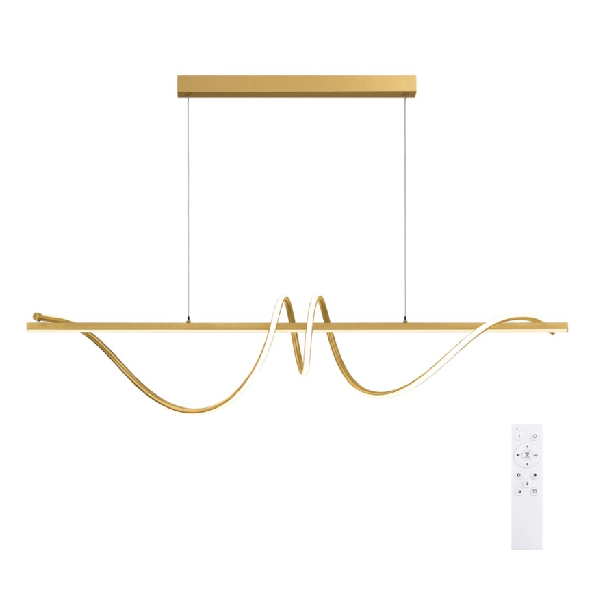 BRILAGI - LED prigušiva luster na sajli SIGNATURE LED/50W/230V 3000-6000K 120 cm zlatna + daljinski upravljač
