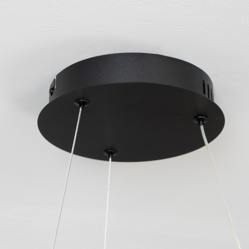 Brilagi - LED prigušiva luster na sajli FALCON II LED/67W/230V 3000-6500K pr. 40 cm crna + daljinsko upravljanje