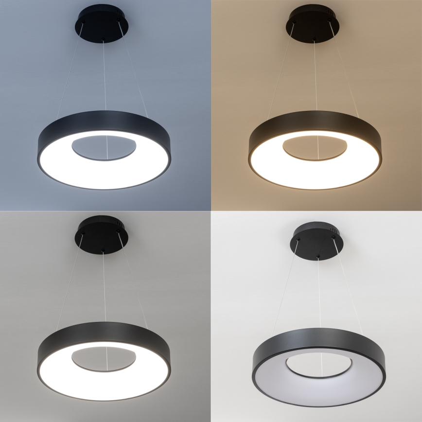 Brilagi - LED prigušiva luster na sajli FALCON II LED/67W/230V 3000-6500K pr. 40 cm crna + daljinsko upravljanje