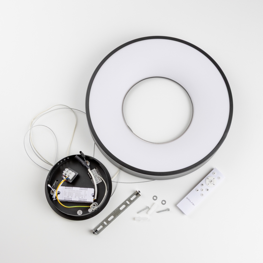 Brilagi - LED prigušiva luster na sajli FALCON II LED/67W/230V 3000-6500K pr. 40 cm crna + daljinsko upravljanje