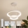 Brilagi - LED prigušiva viseći luster na sajli FALCON SLIM LED/68W/230V 3000-6500K prečnik 50 cm bela + daljinski upravljač