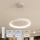 Brilagi - LED prigušiva visilica na sajli FALCON SLIM LED/42W/230V 3000-6500K prečnik 50 cm bela + daljinski upravljač