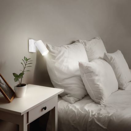 Brilagi - LED RGBW prigušiva zidna spot svetiljka SELE 1xGU10/6W/230V 3000K bela + daljinski upravljač