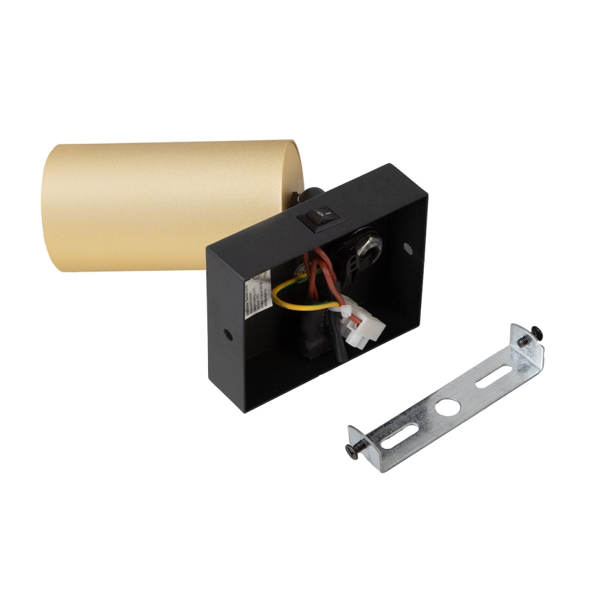 Brilagi - LED RGBW prigušiva zidna reflektorska svetiljka SELE 1xGU10/6W/230V 3000K crna/zlatna