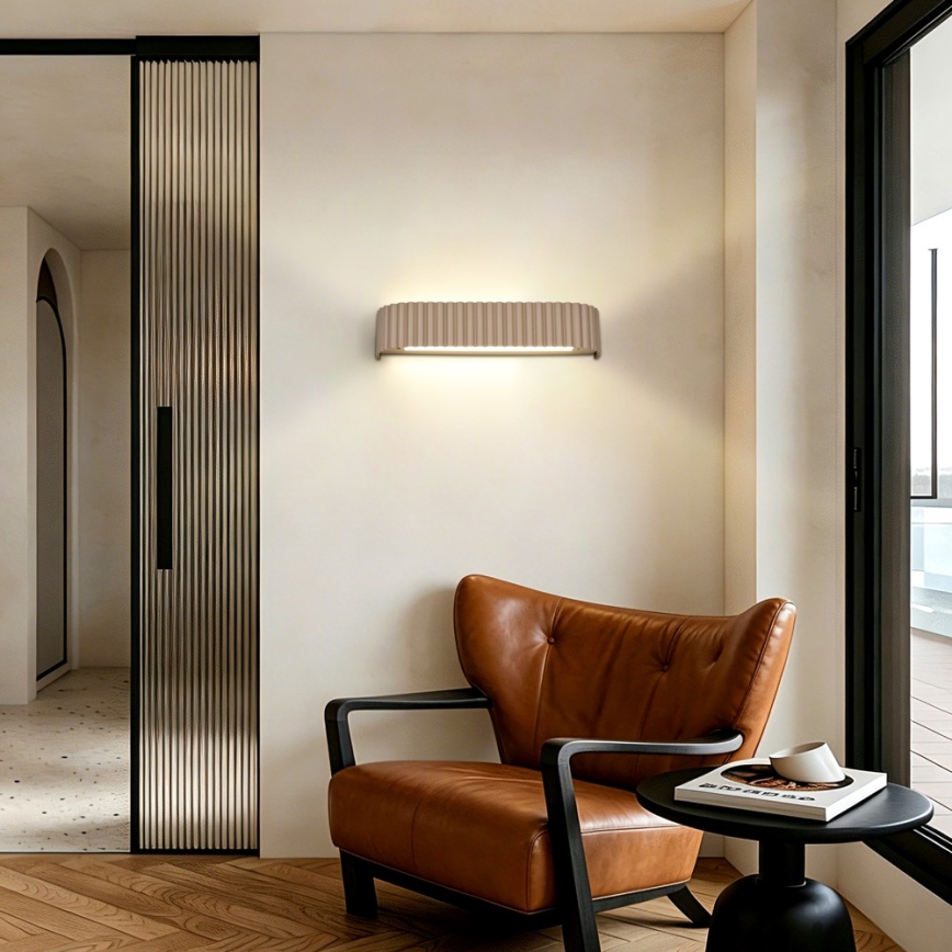 BRILAGI - prigušiva LED zidna svetiljka FALCON MODERN LED/14W/230V 3000-6000K 40 cm bež + daljinski upravljač