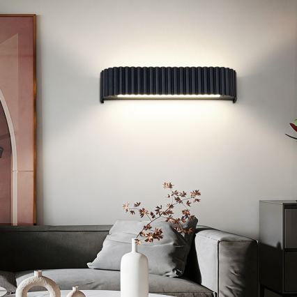 BRILAGI - LED prigušiva zidna svetiljka FALCON MODERN LED/14W/230V 3000-6000K 40 cm crna + daljinski upravljač