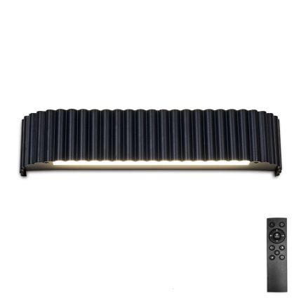 BRILAGI - LED prigušiva zidna svetiljka FALCON MODERN LED/14W/230V 3000-6000K 40 cm crna + daljinski upravljač