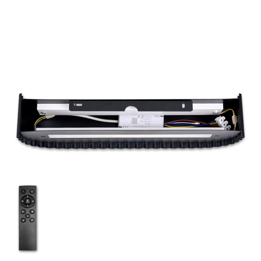 BRILAGI - LED prigušiva zidna svetiljka FALCON MODERN LED/14W/230V 3000-6000K 40 cm crna + daljinski upravljač