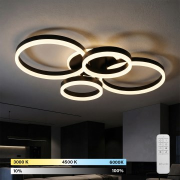 Brilagi - LED Prigušivo plafonsko svetlo ORBITS LED/52W/230V 3000-6000K 68x89 cm+ daljinski upravljač