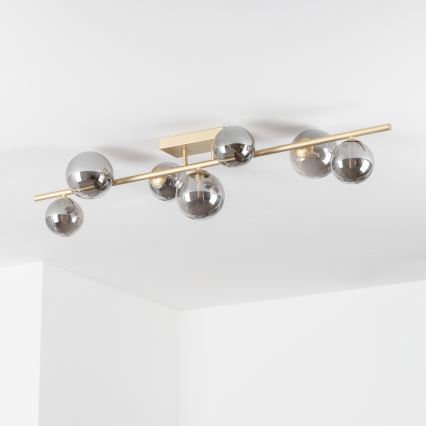 Brilagi - LED prislonjeni luster MILLA 7xG9/3W/230V zlatna/dimljena